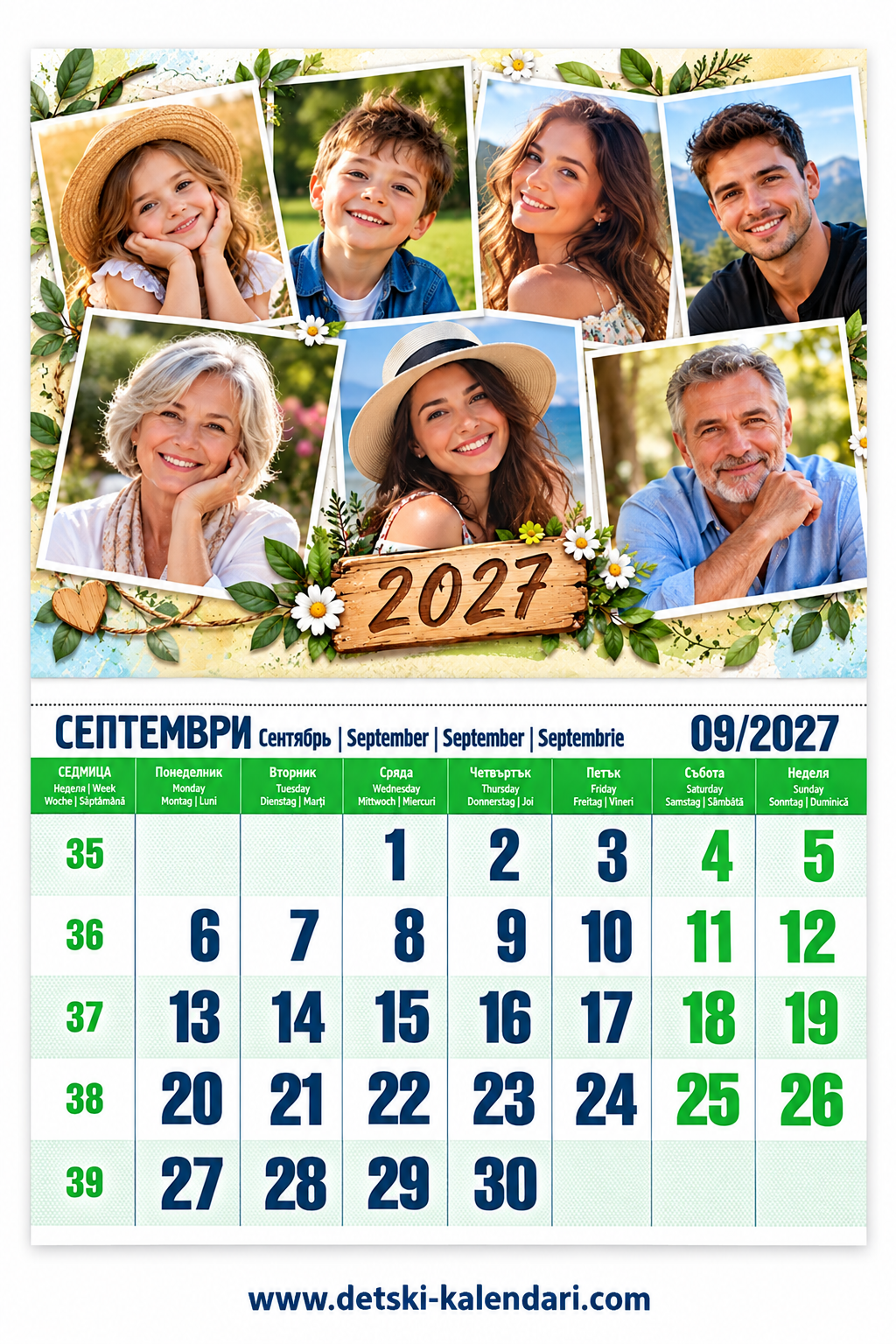 Календар със седем снимки -2